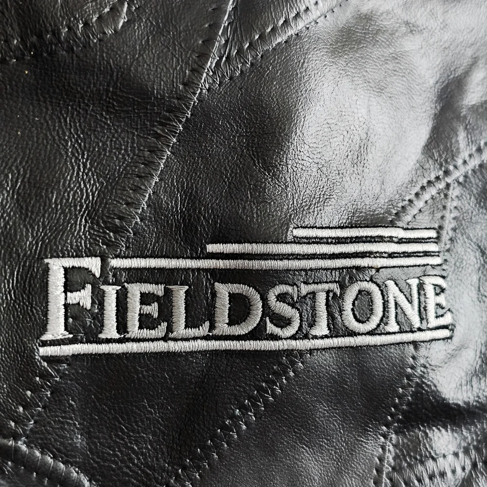 Fieldstone Genuine Buffalo Leather Garment Bag Black Travel Suit Carrier Zip